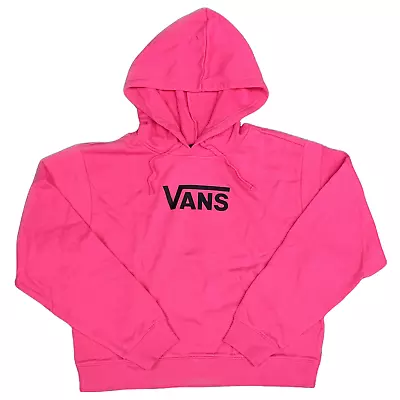 Buy Brand New Womens Vans Flying V Relaxed Boxy Hoodie Magenta Small • 37.57£