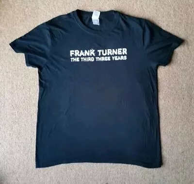 Buy Frank Turner The Third Three Years T-shirt Medium • 10£
