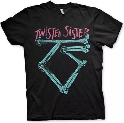 Buy Twisted Sister Washed Logo T-Shirt Black • 24.90£