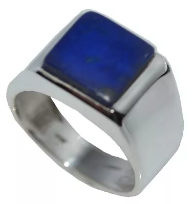 Buy Unique Lapis Lazuli Mens Ring 925 Sterling SILVER Jewellery Sizes To Z5 15 XL • 39.99£
