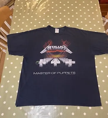 Buy Metallica Master Of Puppets Vintage T-shirt 2007, Gildan, Size XL • 19.99£