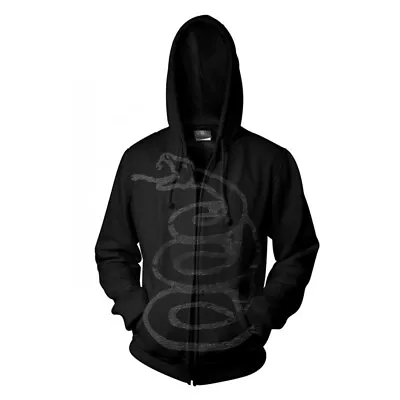 Buy METALLICA - BLACK ALBUM BURNISHED BLACK (FOTL) Hooded Sweatshirt With Zip X-Larg • 54.71£