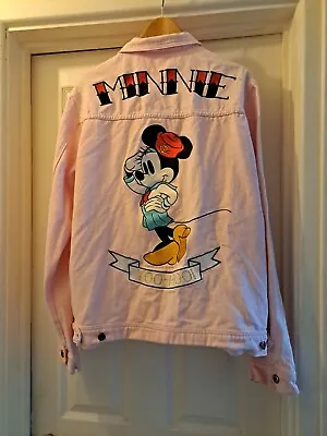 Buy Woman's Official Disney Store Minnie Mouse Denim Jacket Size Extra Large • 55£