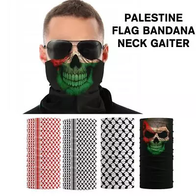 Buy Palestine Neck Scarf Palestine Flag Scarf Palestinian Bandana Masks Gaza HOT • 3.46£