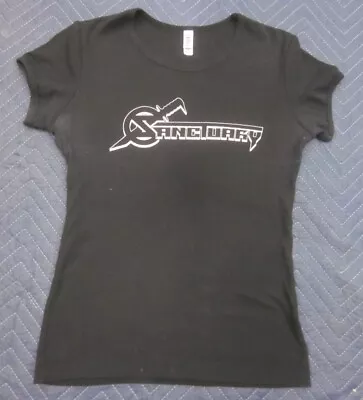 Buy Rare SANCTUARY Band Shirt Black Ladies Baby Doll MED - Worn NEVERMORE/ARCH ENEMY • 11.09£