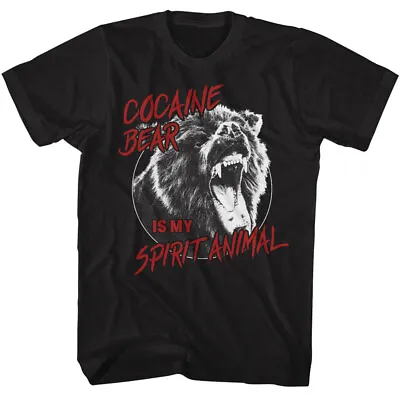 Buy Cocaine Bear Is My Spirit Animal Comedic Horror Movie Merch Men's T Shirt • 38.47£