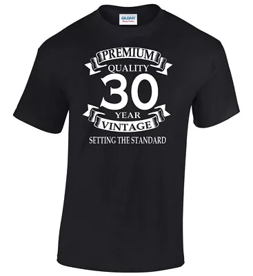 Buy 30th Birthday T-Shirt Party Change Year Day Christmas Any Age Amend As Required • 11.95£