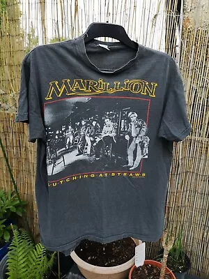 Buy Vintage Marillion Clutching At Straws Euro Summer Tour 87 T Shirt Rock Band Fish • 15£