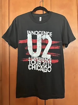 Buy U2 Tour CHICAGO  Innocence + Experience  Concert 2015 Tour T Shirt Uni Sz S, NEW • 25.06£