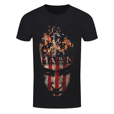 Buy Marilyn Manson T-Shirt Crown Rock Band New Black Official • 14.95£