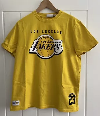 Buy Mens - NBA - Yellow  - Los Angeles Lakers - T-shirt - Size Large • 1.99£