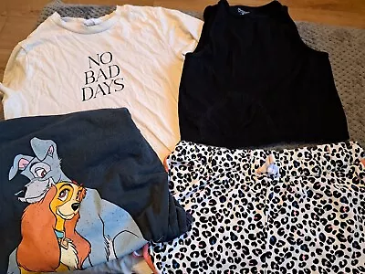 Buy Girls Bundle Age 13 /14 Years Shorts Lady And The Tramp Top +Crop+Size 6 Top • 4.99£
