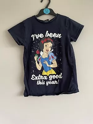 Buy Girls Snow White I’ve Been Good Christmas T Shirt Age 9 To 10 Years  • 2.50£