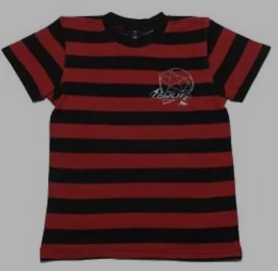 Buy Lowlife Red Black All Over Stripe T Shirt Size M/UK 10 Emo Grunge Goth Unisex • 7£
