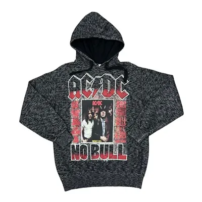 Buy Energie AC/DC  No Bull  Graphic Hard Rock Band Pullover Hoodie Small Grey • 18£