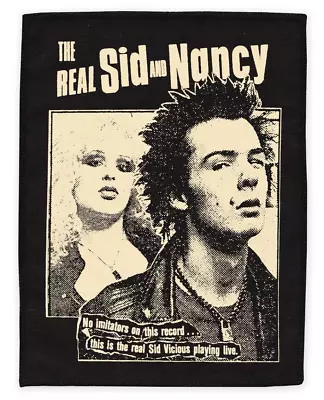 Buy The Real Sid Nancy Spungen Punk Rock 1977 Black Cotton Patch • 3.95£