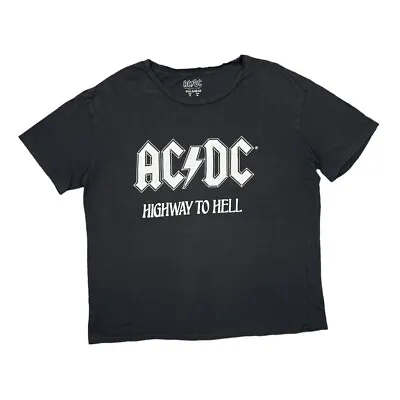 Buy Pull & Bear X AC/DC  Highway To Hell  Graphic Hard Rock Band T-Shirt Medium • 12.75£