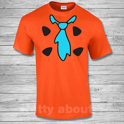 Buy Fred Flintstone Fancy Dress Costume T- Shirt The Flintstones 70's 80's S -4XL • 12£