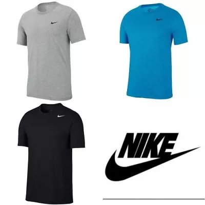 Buy Men's Nike T-Shirt Dri-Fit Top Training Tee - Running Fitness Gym • 14.99£