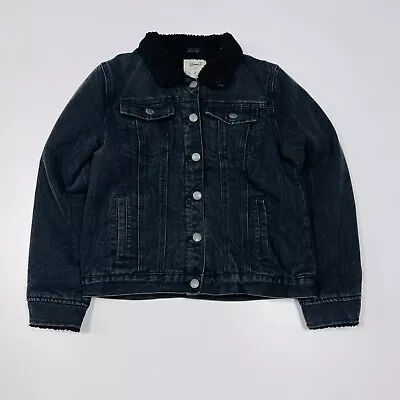 Buy Ladies Denim Co. Sherpa Denim Jacket - Small • 40£