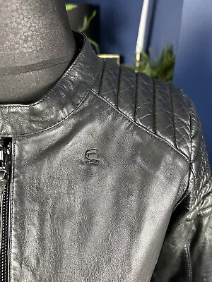 Buy G-Star Lamb Leather Jacket Chopper Moto Slim Luxury Soft Womens Medium Biker • 149.99£
