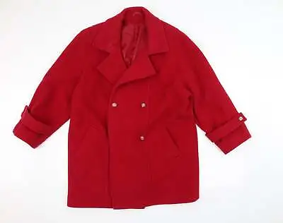 Buy Berkertex Womens Red Varsity Jacket Coat Size 14 • 9£