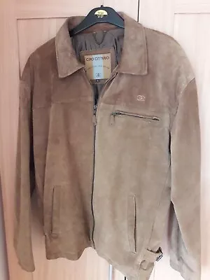 Buy Mens Jacket Ciro Citterio Real Leather Tan Large • 35£