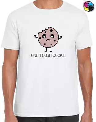Buy One Tough Cookie Mens T Shirt Funny Cute Design Idea Top Unisex Cool • 7.99£
