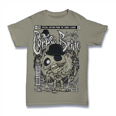 Buy Skeleton Corpse Bride Inspired Comic Style T-Shirt #gift #comic #movie • 12.99£