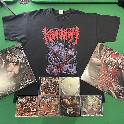 Buy Kraanium - Slam Brutal Death Metal T-Shirt + CDs + LP | Collectors Bundle (XL) • 60.95£