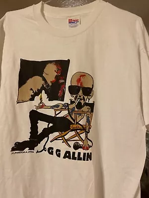 Buy Gg Allin One Of A Kind T-shirt Roses Are Red And Violence Is Too 100% Original   • 279.43£