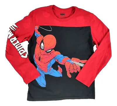 Buy Boys XL Marvel Spiderman Long Sleeved Shirt Preowned • 5.30£