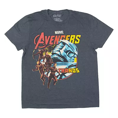 Buy MARVEL Avengers End Game Mens T-Shirt Grey Short Sleeve USA L • 9.99£