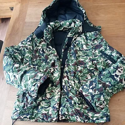 Buy Womens Hurley Camouflage Puffer Jacket Coat Size Small • 5.99£