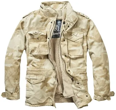 Buy Brandit Jacket Men's Jacket Military M-65 Giant Parka 2 IN 1 Jacket Desert • 124.73£