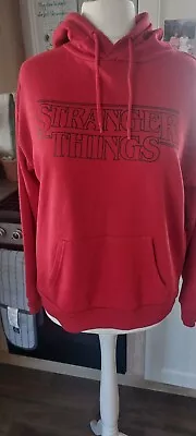Buy Stranger Things Red Sweatshirt Hoodie Size 12/14 More Size 16 See Measurements • 4.99£