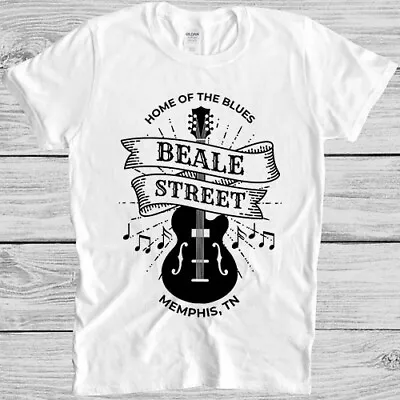 Buy Beale Street Memphis Tennessee Home Of The Blues Funny Gift Tee T Shirt M1228 • 7.35£