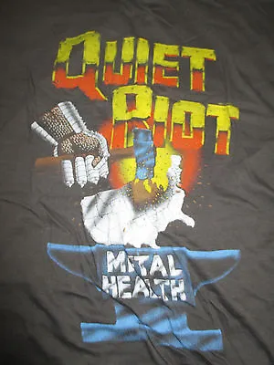 Buy 1983 Original QUIET RIOT  METAL HEALTH   Concert Tour (MED) T-Shirt  • 118.54£