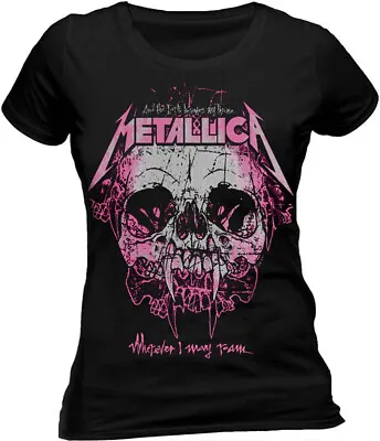 Buy Metallica T Shirt Wherever I May Roam Official Ladies Fitted Licensed Tee NEW • 15.57£