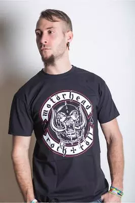 Buy Official Licensed - Motorhead - Biker Badge T Shirt - Metal Lemmy • 18.99£