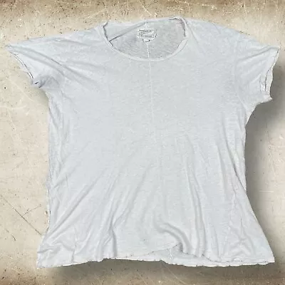 Buy Current Elliot Natural Distressed T Shirt Size 1 (Small) Designer Casual Classic • 15.15£