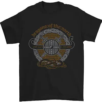 Buy Dragons North Viking Valhalla Thor Odin Mens T-Shirt 100% Cotton • 10.48£