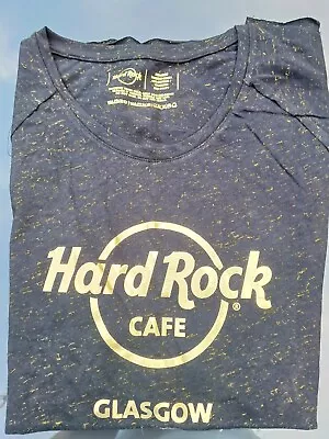 Buy Hard Rock Cafe Glasgow Kids Gold And Black  Hoodie Size XXl • 13£