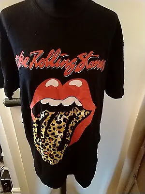 Buy The Rolling Stones Adult T Shirt Black Size Extra Small Bnwt  • 0.99£