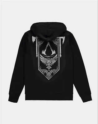 Buy Assassin's Creed Valhalla - Crest Banner - Men's Hoodie Black • 52.09£