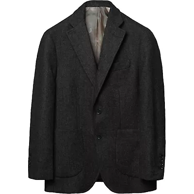 Buy Mens Tweed Jackets Vintage Wedding Blazer Coats Herringbone Tuxedos 42 44 46 48 • 53.93£