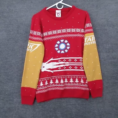 Buy Marvel Sweater Adult XS Iron Man Christmas Pullover Numskull UK Tony Stark • 18.89£