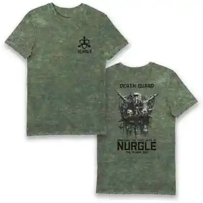 Buy Warhammer 40,000 Nurgle Death Guard Eco Wash Adults T-shirt 2xl • 19.99£