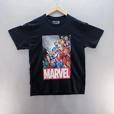 Buy Marvel Mens T Shirt Medium Black Avengers Heroes Graphic Short Sleeve  • 8.57£