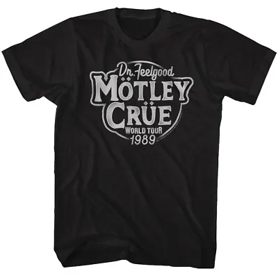 Buy Motley Crue Dr Feelgood World Tour 1989 Men's T Shirt Metal Band Music Merch • 42.23£